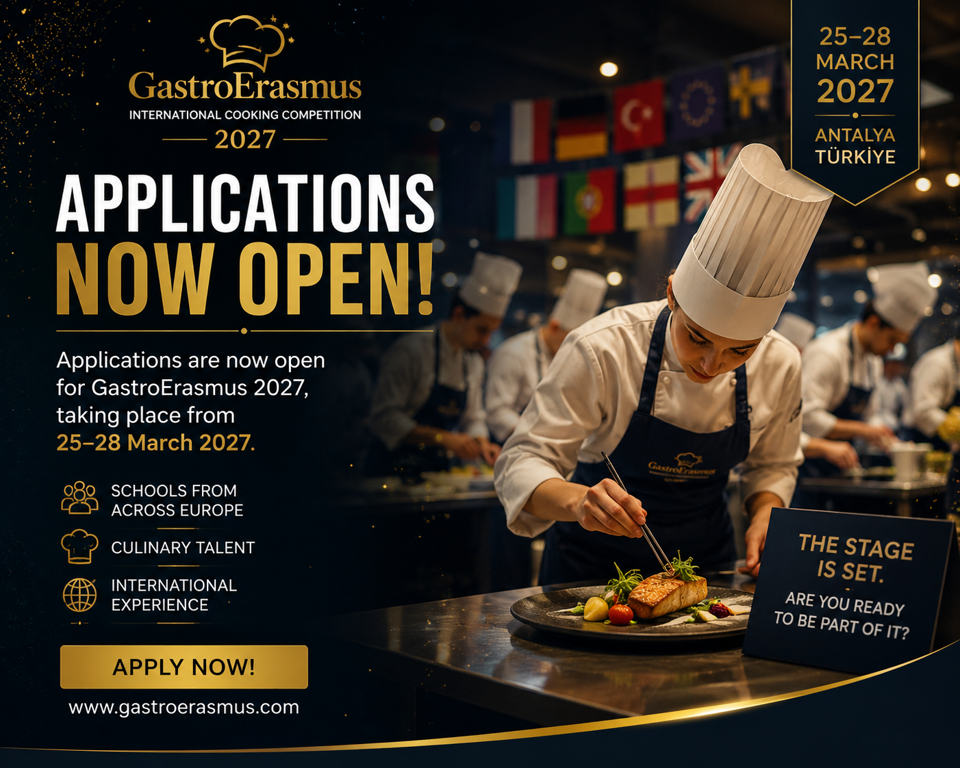 GastroErasmus 2027 Applications Are Now Open!